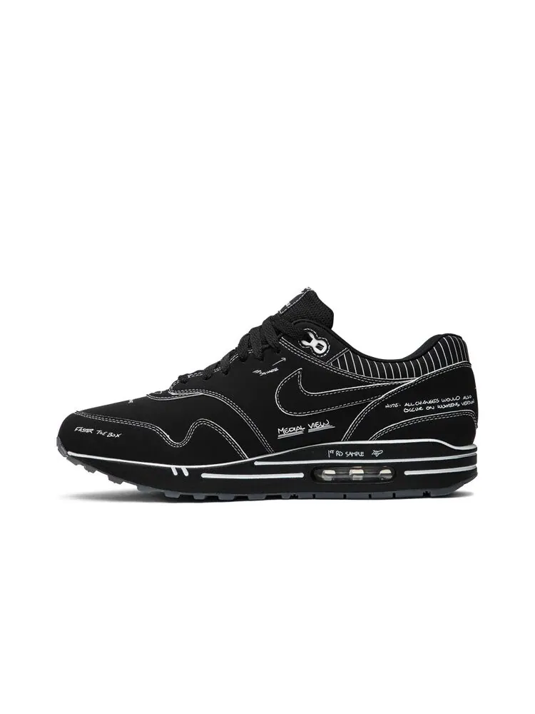 Кроссовки Nike Air Max 1 'Sketch To Shelf - Black' — изображение 3 из 4, черный