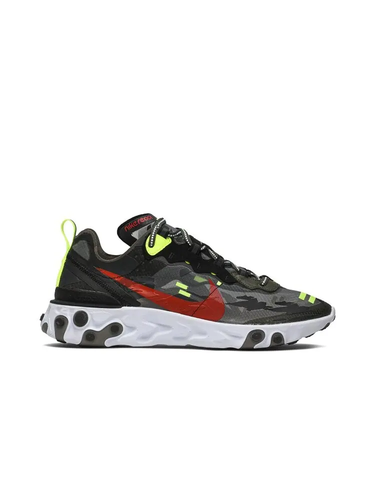 Кроссовки Nike React Element 87 'Camo' — изображение 1 из 4, зеленый