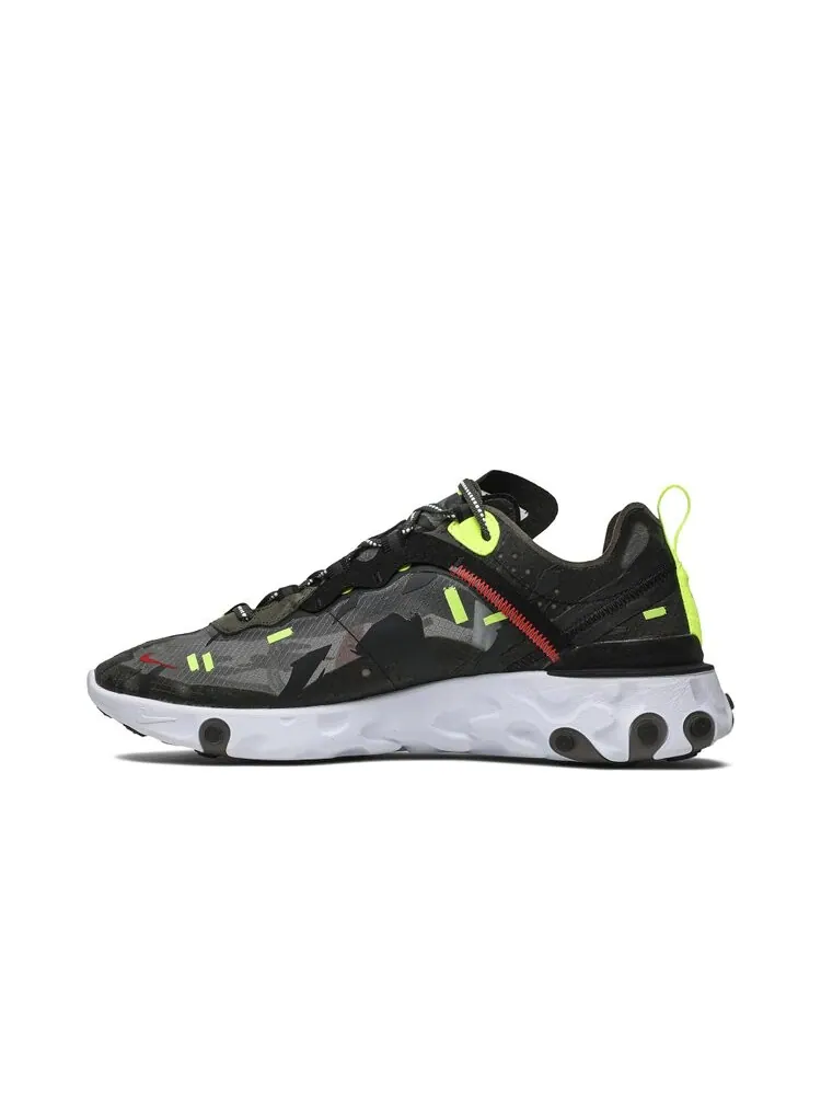 Кроссовки Nike React Element 87 'Camo' — изображение 3 из 4, зеленый