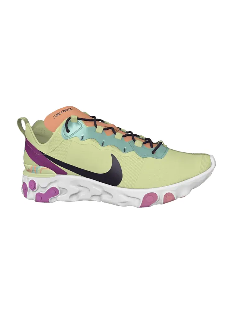 Кроссовки Nike Nike By You x React Element 55 'Psyched By You' — изображение 1 из 1, мульти/мульти