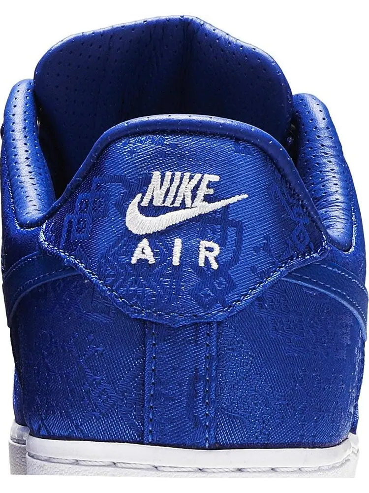 Кроссовки Nike CLOT x Air Force 1 PRM 'Royal Silk' — изображение 7 из 8, синий