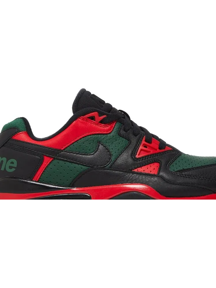 Кроссовки Nike Supreme x Air Cross Trainer 3 Low 'Black Gorge Green' — изображение 2 из 8, черный