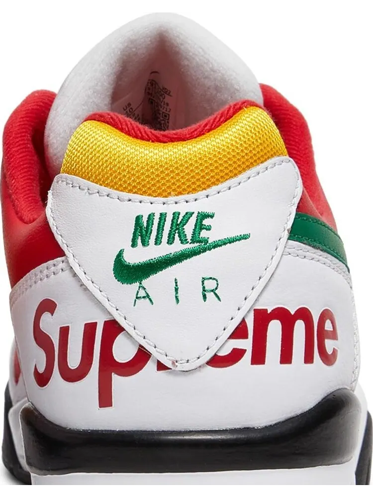 Кроссовки Nike Supreme x Air Cross Trainer 3 Low 'White University Gold' — изображение 7 из 10, белый