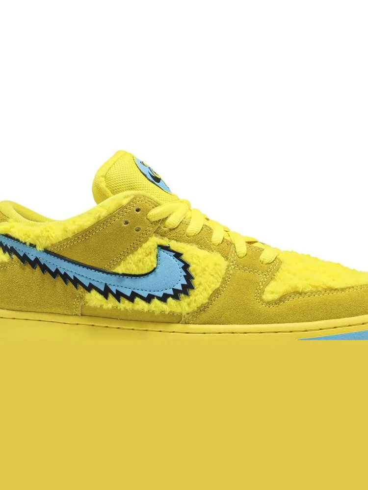 Кроссовки Nike Grateful Dead x Dunk Low SB 'Yellow Bear' — изображение 2 из 8, желтый