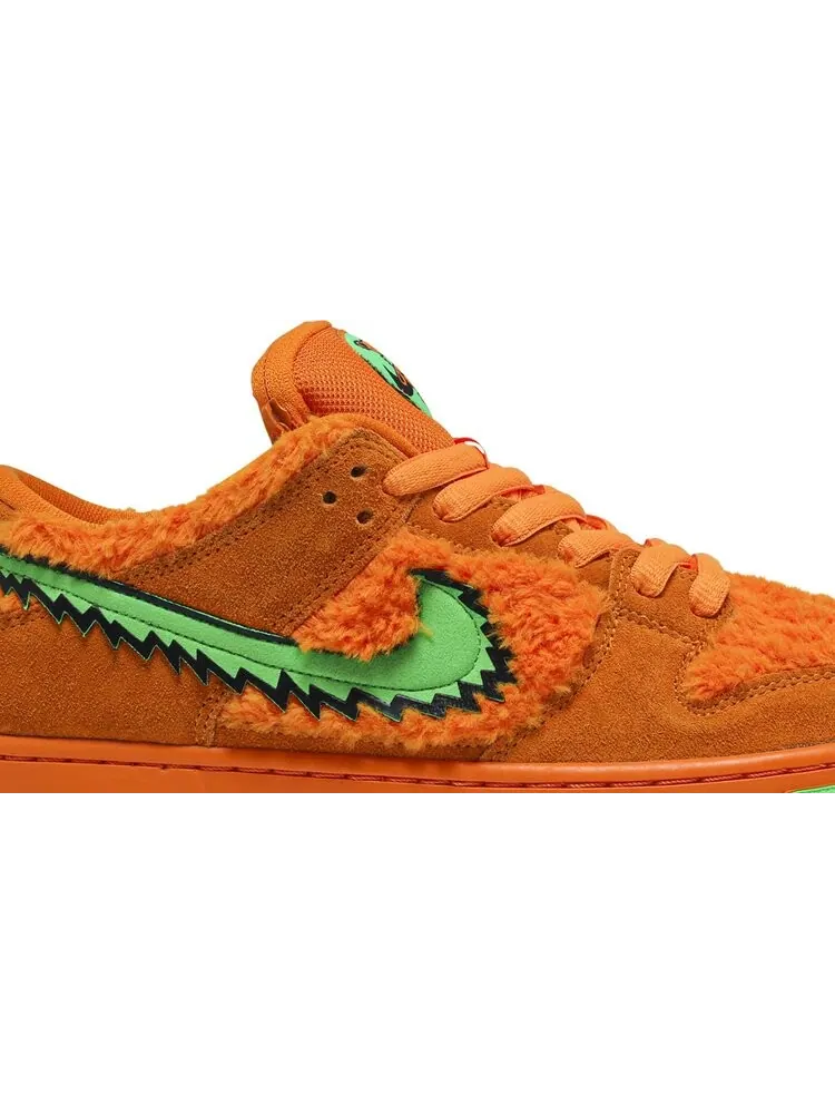 Лимитированные кроссовки Nike Grateful Dead x Dunk Low SB 'Orange Bear' — изображение 2 из 8, оранжевый