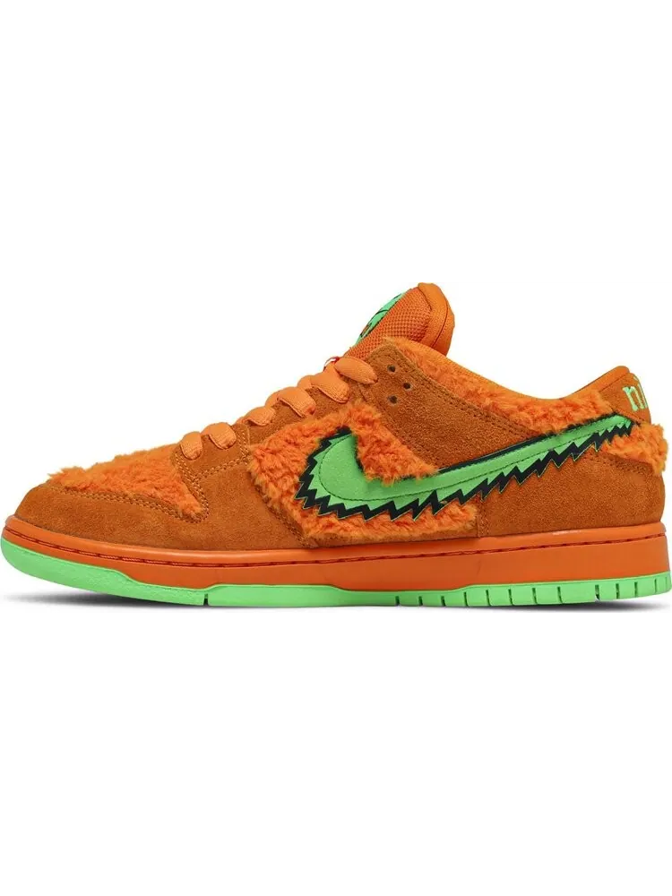 Лимитированные кроссовки Nike Grateful Dead x Dunk Low SB 'Orange Bear' — изображение 3 из 8, оранжевый