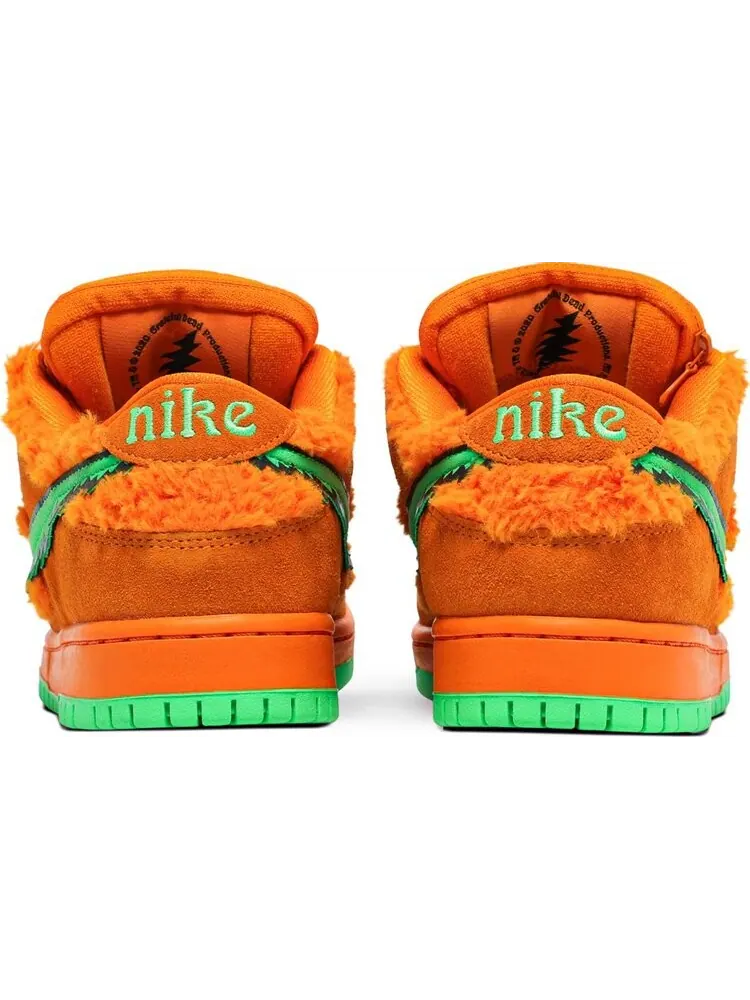 Лимитированные кроссовки Nike Grateful Dead x Dunk Low SB 'Orange Bear' — изображение 6 из 8, оранжевый