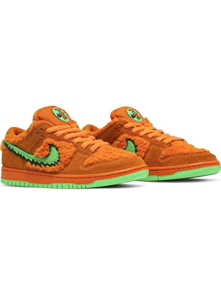 Лимитированные кроссовки Nike Grateful Dead x Dunk Low SB 'Orange Bear' — изображение 8 из 8, оранжевый
