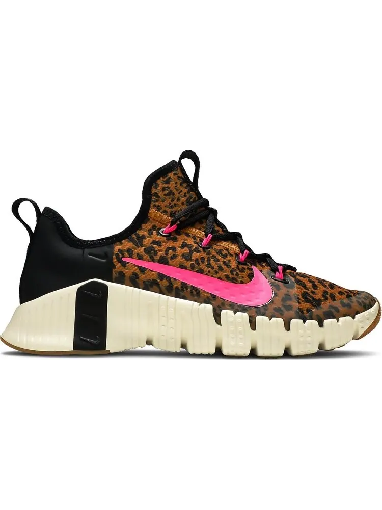 Кроссовки Nike Wmns Free Metcon 3 'Leopard Print' — изображение 1 из 8, коричневый