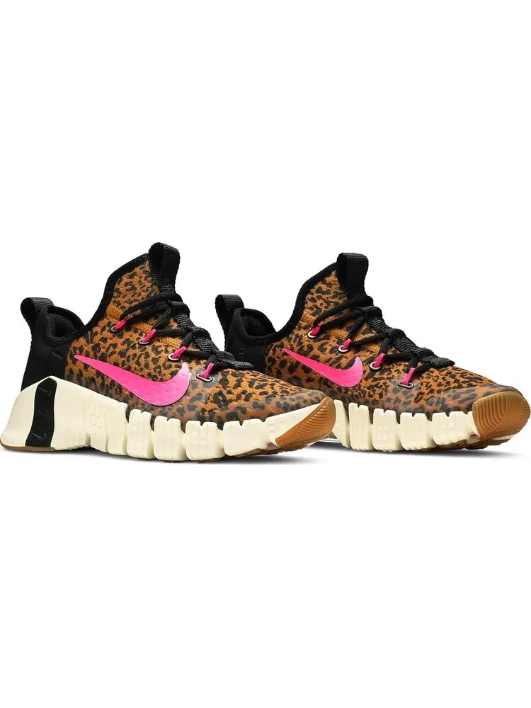 Кроссовки Nike Wmns Free Metcon 3 'Leopard Print' — изображение 8 из 8, коричневый