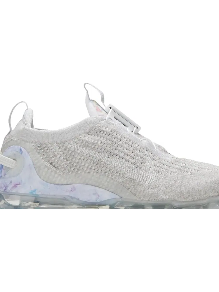 Кроссовки Nike Air VaporMax 2020 Flyknit 'Summit White' — изображение 2 из 8, белый