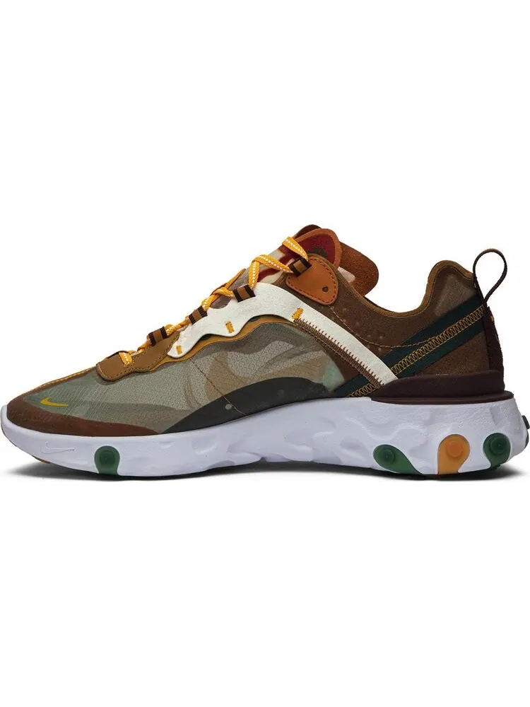 Кроссовки Nike React Element 87 'Ivory Orange' — изображение 3 из 8, оранжевый