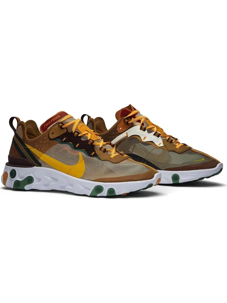 Кроссовки Nike React Element 87 'Ivory Orange' — изображение 8 из 8, оранжевый