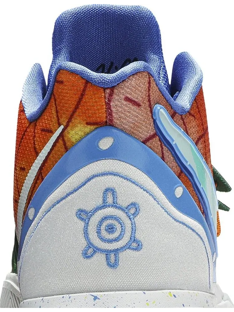 Кроссовки Nike SpongeBob SquarePants x Kyrie 5 'Pineapple House' — изображение 7 из 9, оранжевый