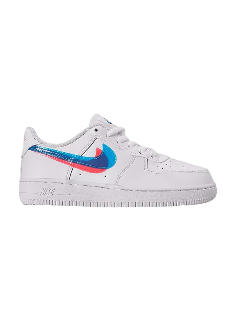Кроссовки Nike Force 1 LV8 KSA PS '3D Glasses' — изображение 1 из 1, белый/синий