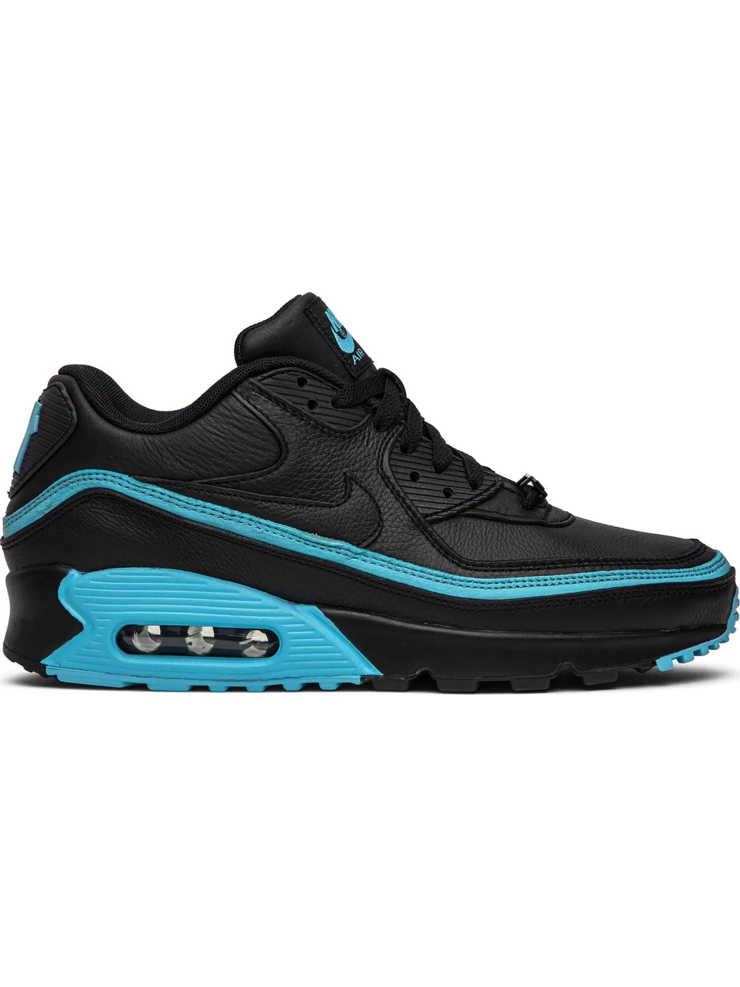 Кроссовки Nike Undefeated x Air Max 90 — изображение 1 из 7, черный/голубой