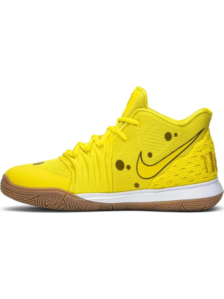 Кроссовки Nike SpongeBob SquarePants x Kyrie 5 GS 'SpongeBob' — изображение 3 из 8, желтый