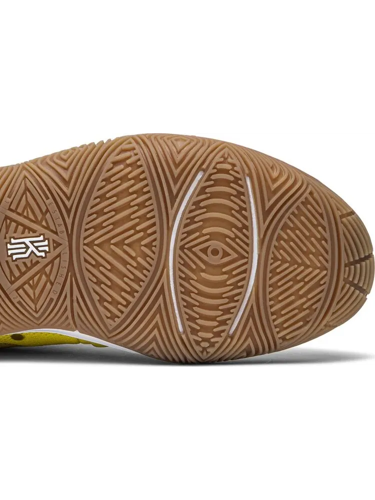 Кроссовки Nike SpongeBob SquarePants x Kyrie 5 GS 'SpongeBob' — изображение 5 из 8, желтый