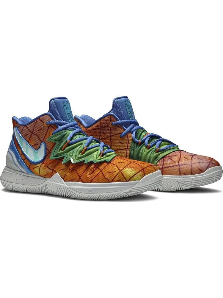 Кроссовки Nike SpongeBob SquarePants x Kyrie 5 GS 'Pineapple House' — изображение 8 из 8, оранжевый