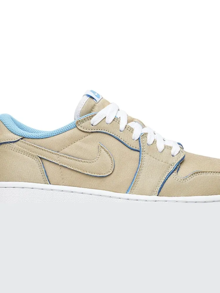 Кроссовки Air Jordan 1 Low SB 'Desert Ore' — изображение 2 из 8, бежевый