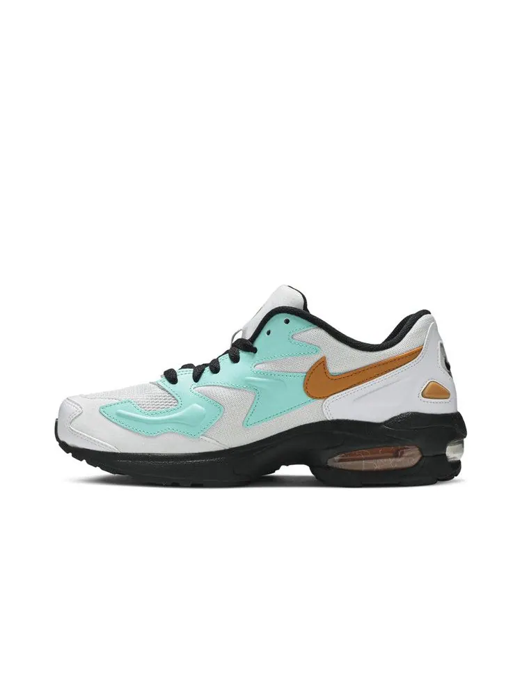 Кроссовки Nike Wmns Air Max 2 Light 'Jaguars' — изображение 4 из 9, белый//зеленый