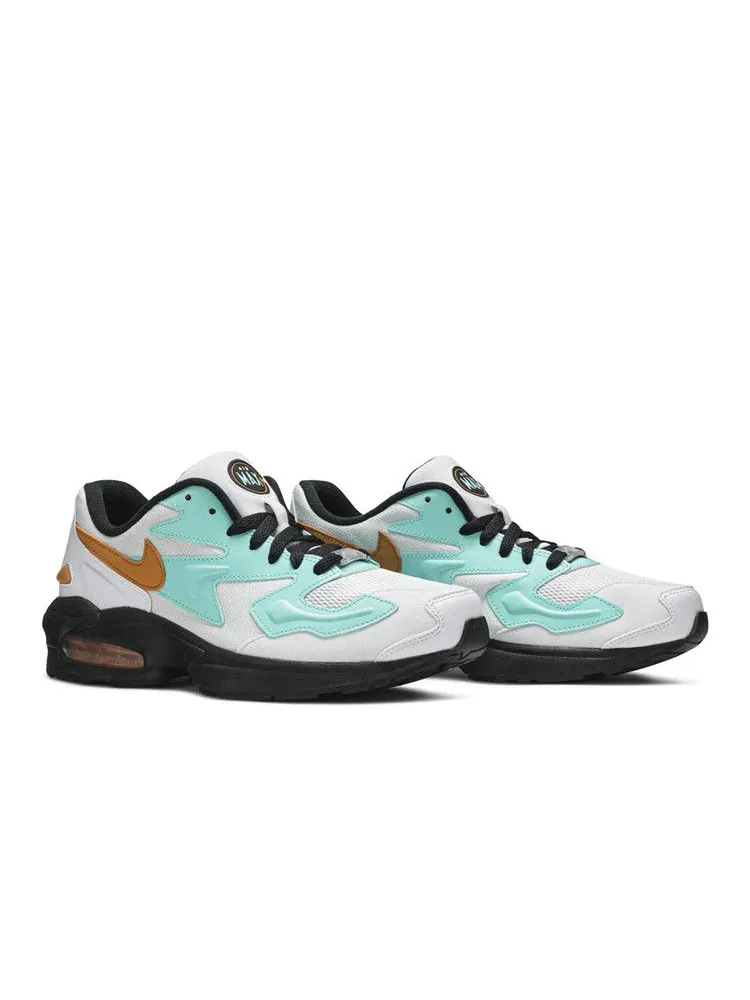 Кроссовки Nike Wmns Air Max 2 Light 'Jaguars' — изображение 9 из 9, белый//зеленый