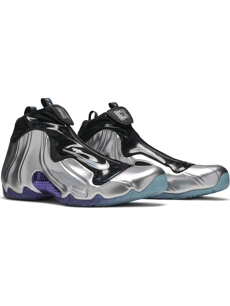 Кроссовки Nike Air Flightposite One 'China Hoop Dreams' — изображение 8 из 8, серебряный