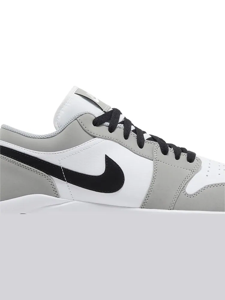 Кроссовки Air Jordan 1 Retro MCS Low 'Light Smoke Grey' — изображение 2 из 4, серый