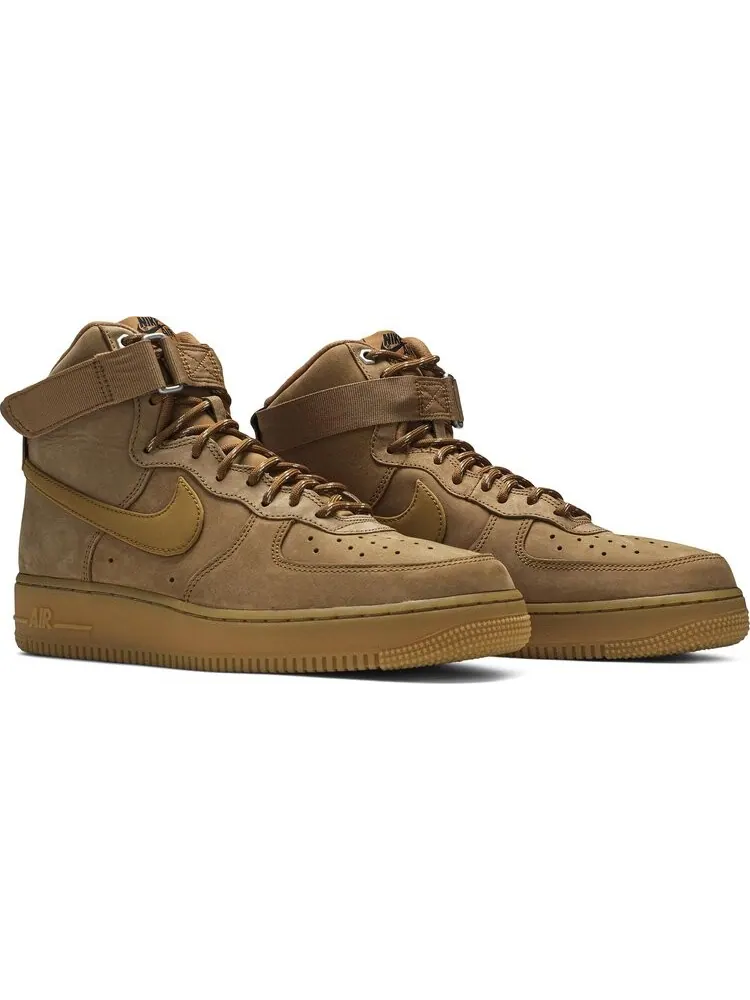 Кроссовки Nike Air Force 1 High 'Flax' 2019 — изображение 8 из 8, загар