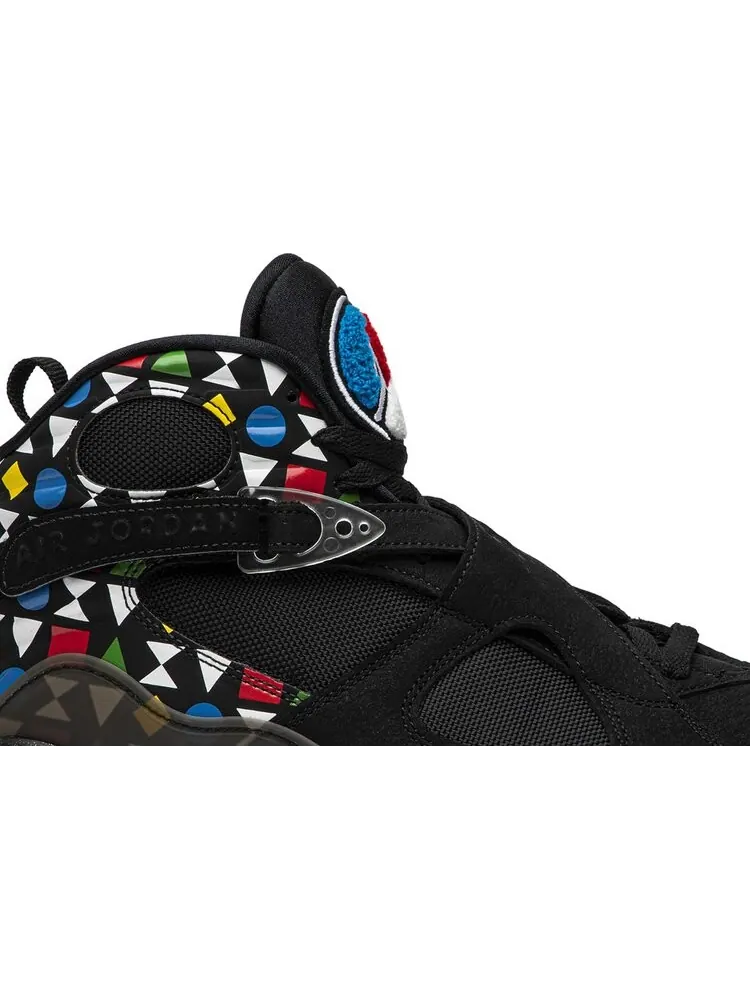 Кроссовки Air Jordan 8 Retro Quai 54 — изображение 2 из 8, черный