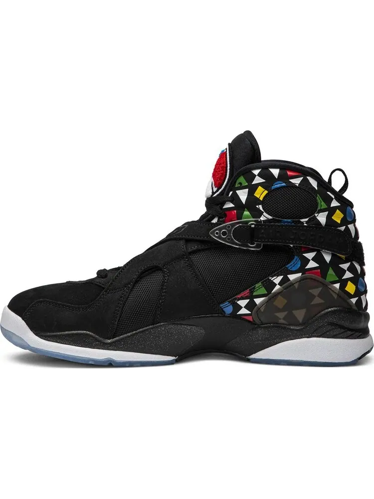 Кроссовки Air Jordan 8 Retro Quai 54 — изображение 3 из 8, черный