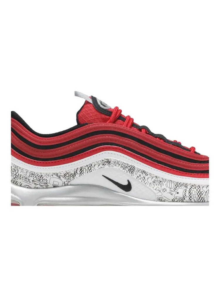 Кроссовки Nike Jayson Tatum x Air Max 97 GS 'Saint Louis Roots' — изображение 2 из 4, красный
