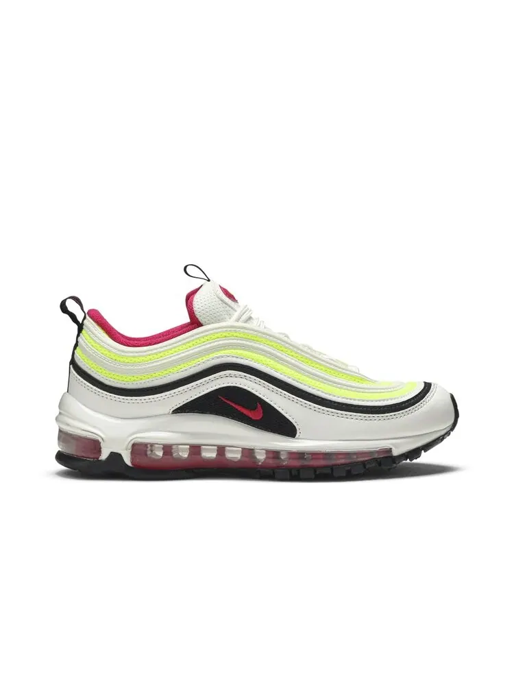 Кроссовки Nike Air Max 97 GS 'White Rush Pink Volt' — изображение 1 из 4, белый