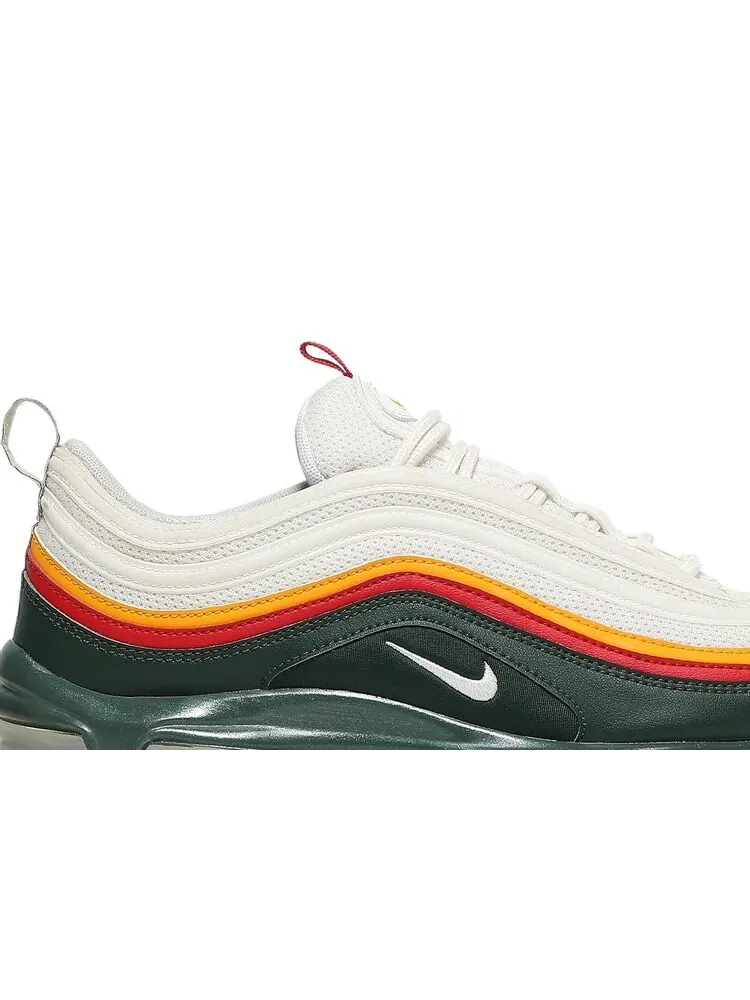 Кроссовки Nike Air Max 97 SE 'White Evergreen' — изображение 2 из 4, зеленый