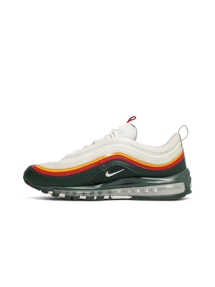 Кроссовки Nike Air Max 97 SE 'White Evergreen' — изображение 3 из 4, зеленый