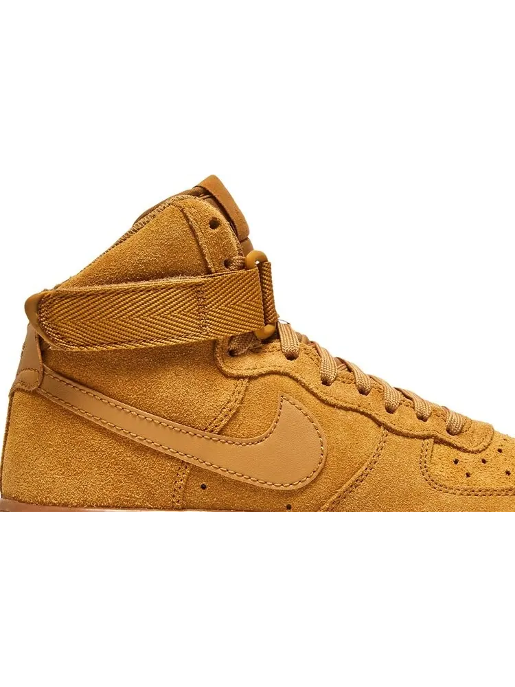 Кроссовки Nike Air Force 1 High LV8 3 GS 'Wheat' — изображение 2 из 8, коричневый