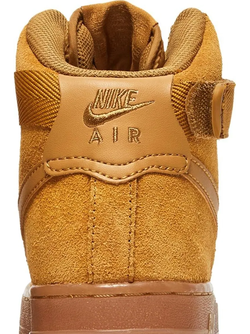 Кроссовки Nike Air Force 1 High LV8 3 GS 'Wheat' — изображение 7 из 8, коричневый