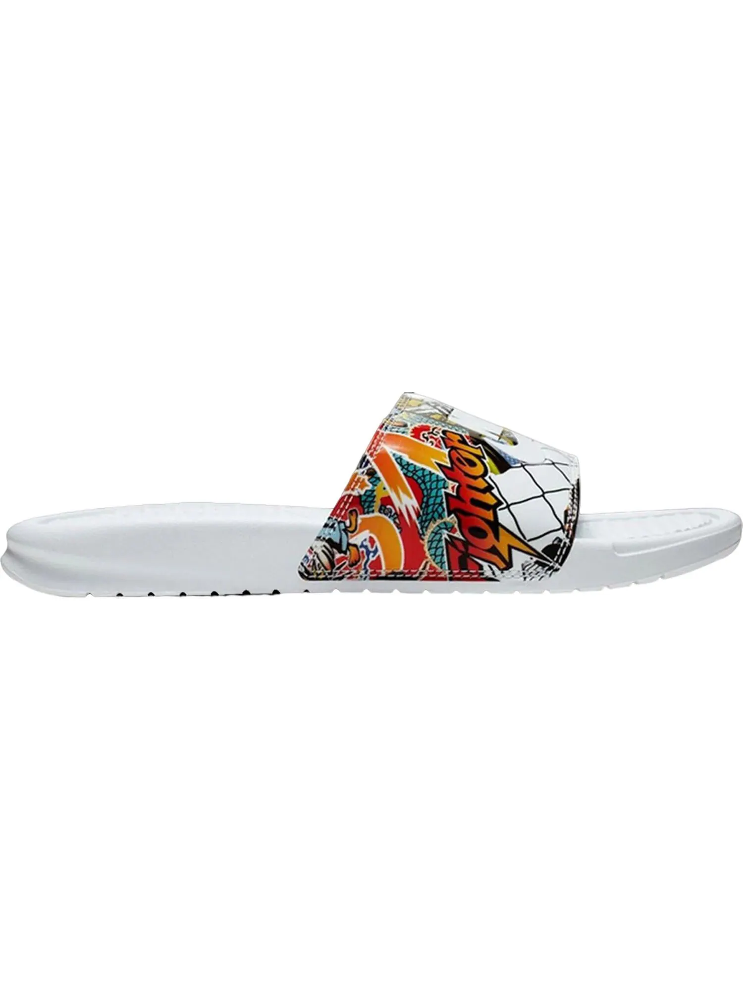 Шлепанцы Nike Wmns Benassi JDI Print — изображение 1 из 1, белый/мультиколор