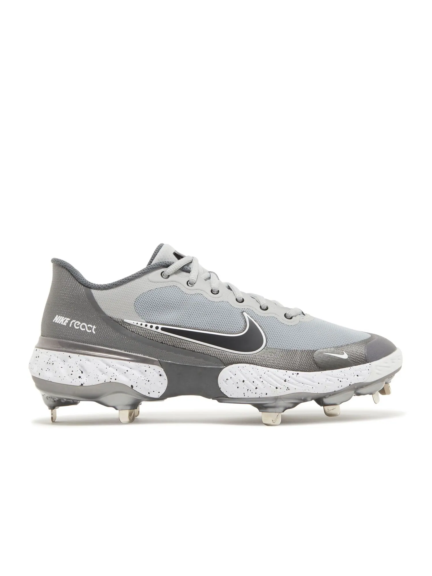 Кроссовки Nike Alpha Huarache Elite 3 Low 'Light Smoke Grey' — изображение 1 из 4, серый