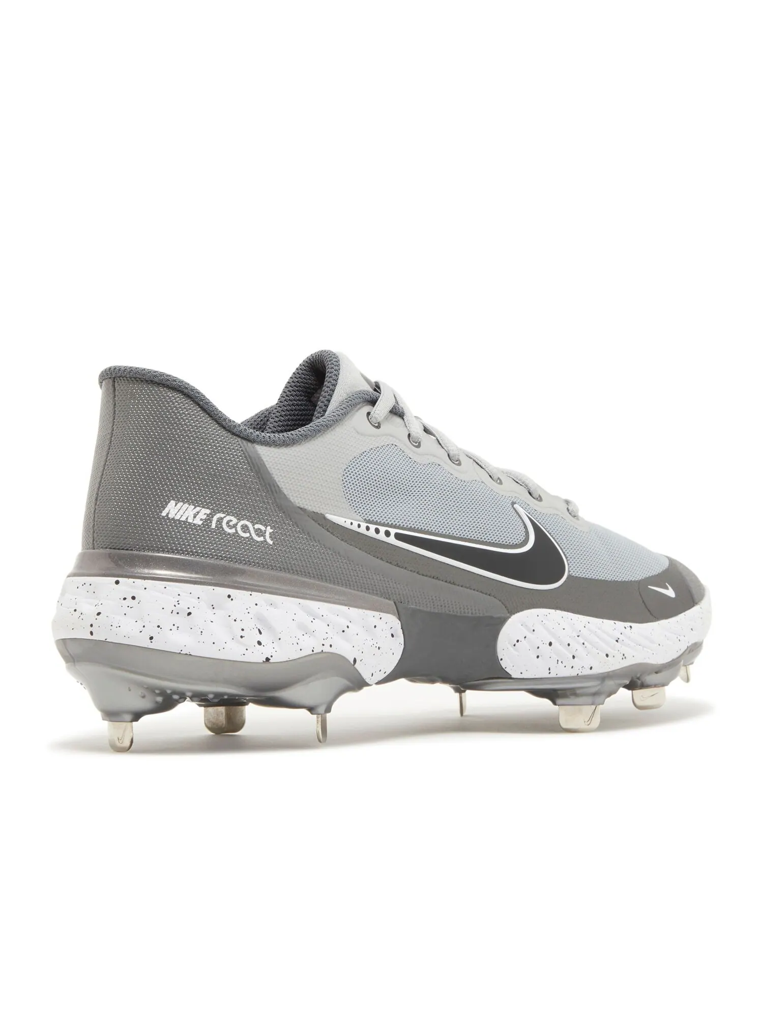 Кроссовки Nike Alpha Huarache Elite 3 Low 'Light Smoke Grey' — изображение 3 из 4, серый