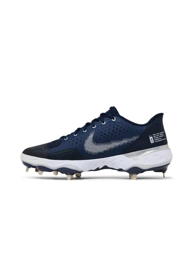 Кроссовки Alpha Huarache Elite 3 Low 'College Navy' — изображение 3 из 8, темно-синий