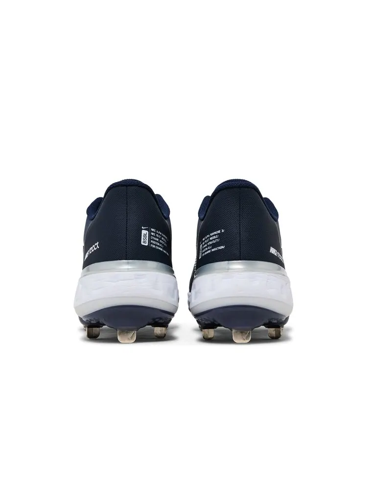 Кроссовки Alpha Huarache Elite 3 Low 'College Navy' — изображение 6 из 8, темно-синий