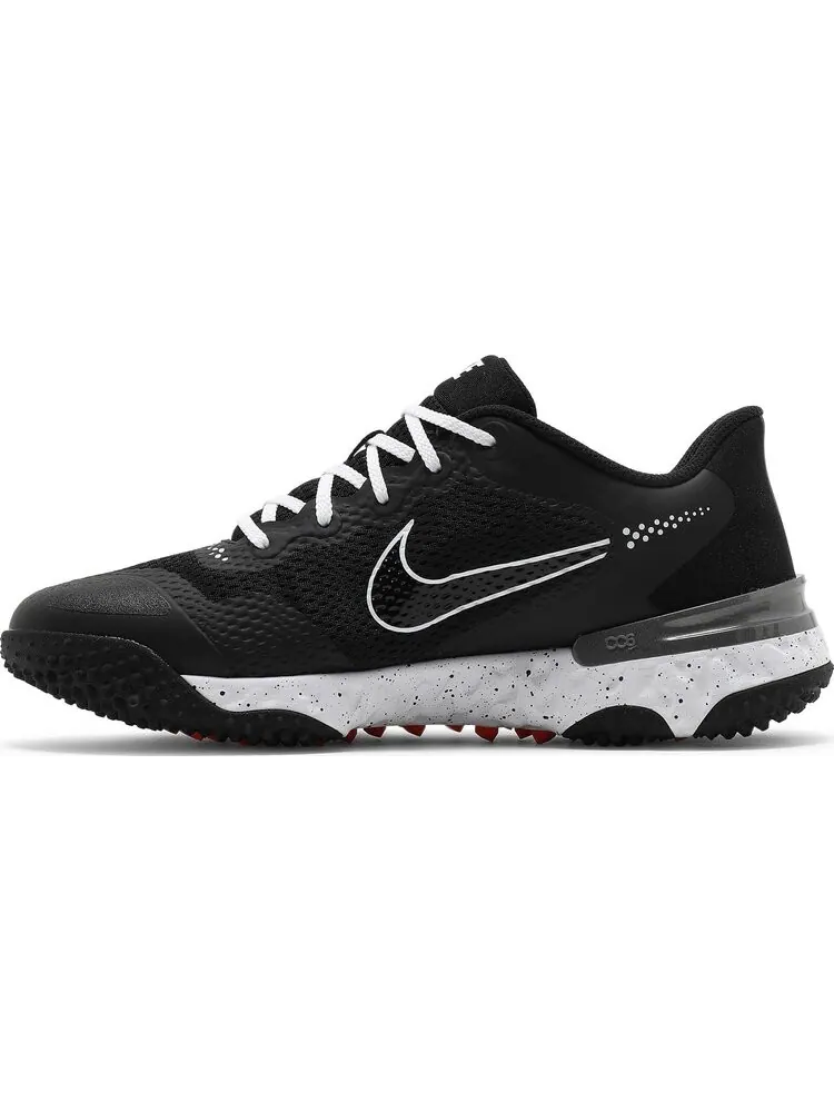 Кроссовки Nike Alpha Huarache Elite 3 Turf 'Black White' — изображение 3 из 8, черный