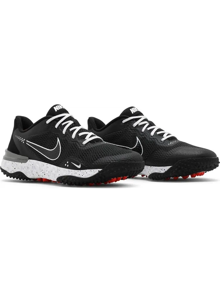 Кроссовки Nike Alpha Huarache Elite 3 Turf 'Black White' — изображение 8 из 8, черный