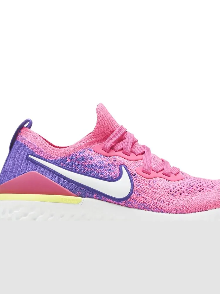 Кроссовки Nike Wmns Epic React Flyknit 2 'Laser Fuchsia Pulse' — изображение 2 из 4, розовый