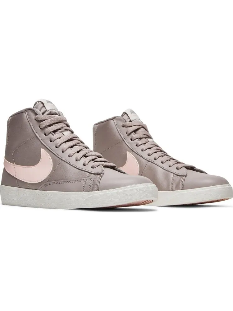 Кроссовки Nike Wmns Blazer Mid Premium 'Pumice Echo Pink' — изображение 8 из 8, серый