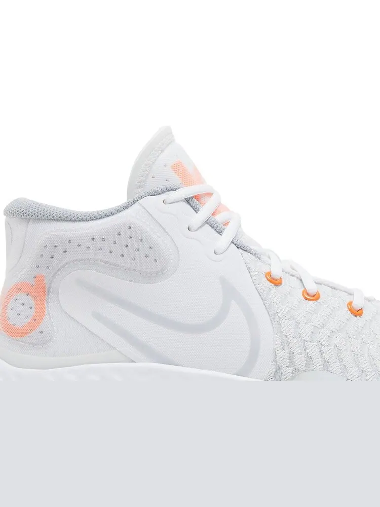 Кроссовки Nike KD Trey 5 VIII EP 'White Total Orange' — изображение 2 из 8, белый