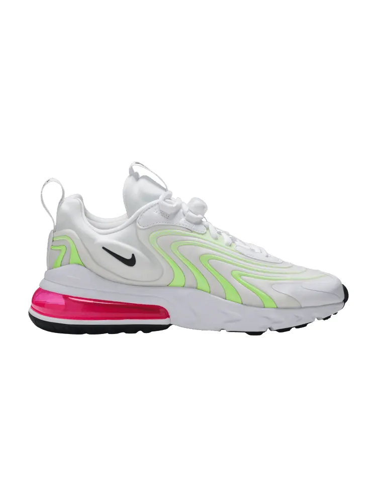 Кроссовки Nike Wmns Air Max 270 React ENG 'Watermelon' — изображение 1 из 9, белый//розовый