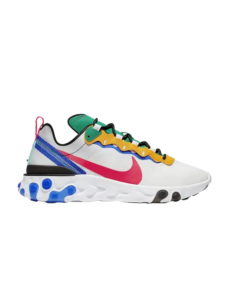 Кроссовки Nike React Element 55 'White Gold Blue Green' — изображение 1 из 1, белый