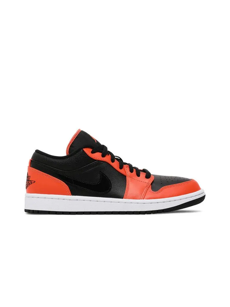 Кроссовки Air Jordan Air Jordan 1 Low SE 'Black Turf Orange' — изображение 2 из 9, черный/оранжевый/белый